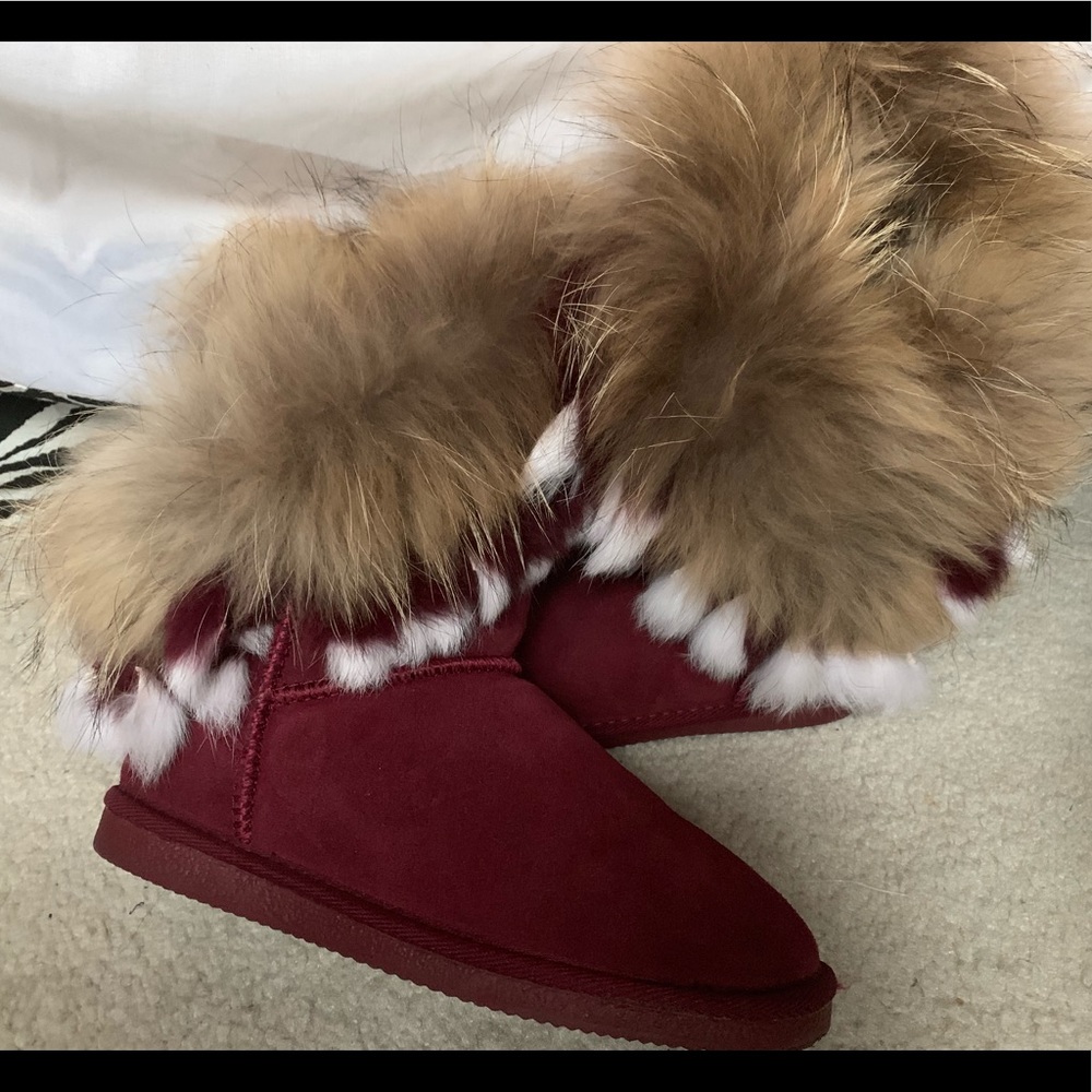 Furry boots